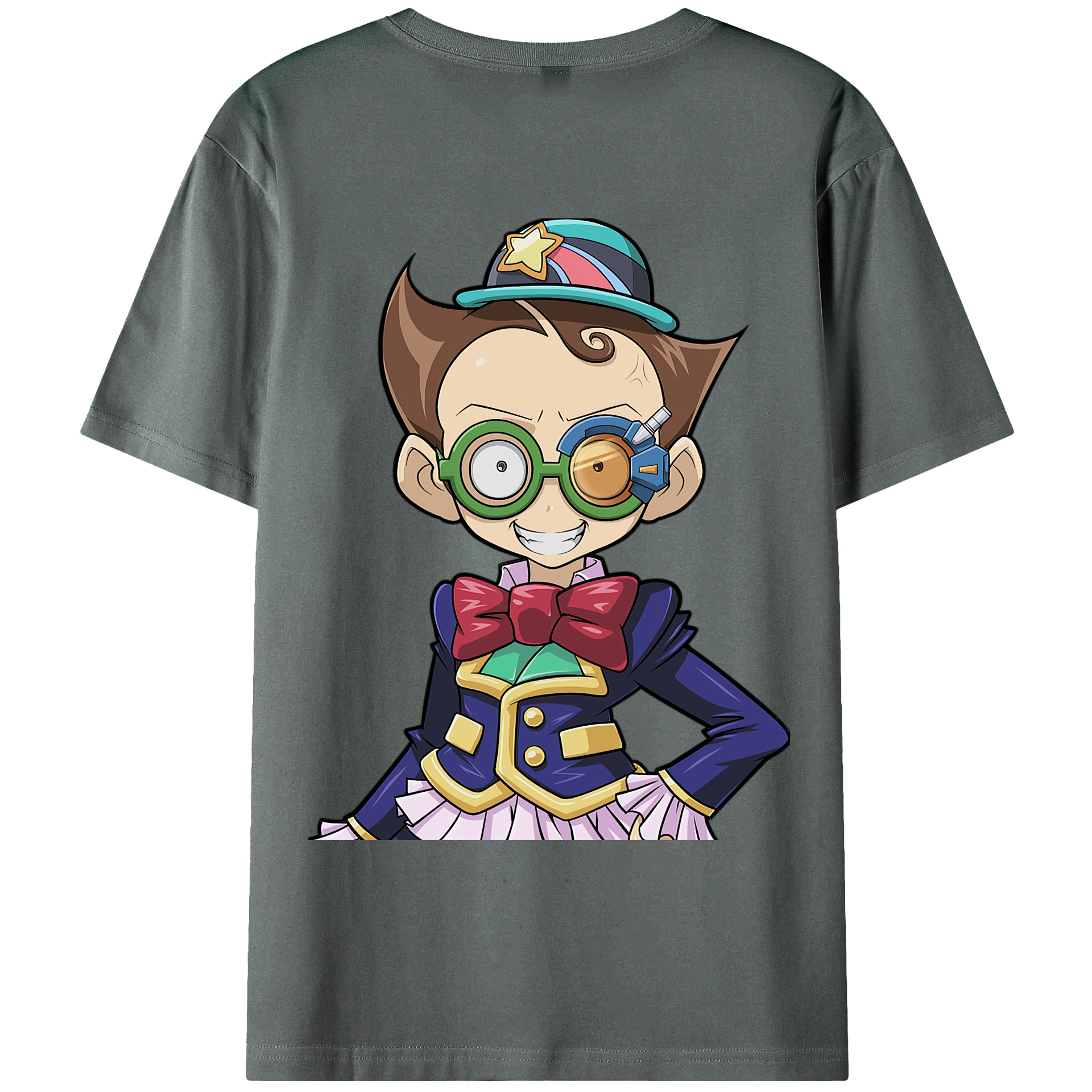 （画像用） 遊☆戯☆王 Yu-Gi-Oh! 綿100％ メンズ半袖Tシャツ（バックプリント） 通気性